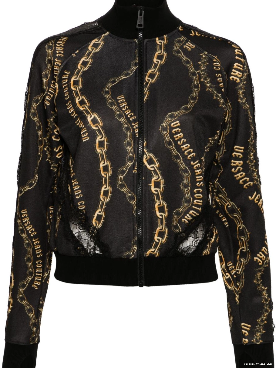 Affordable Versace Jeans Women jacket Couture logo-chain 0801